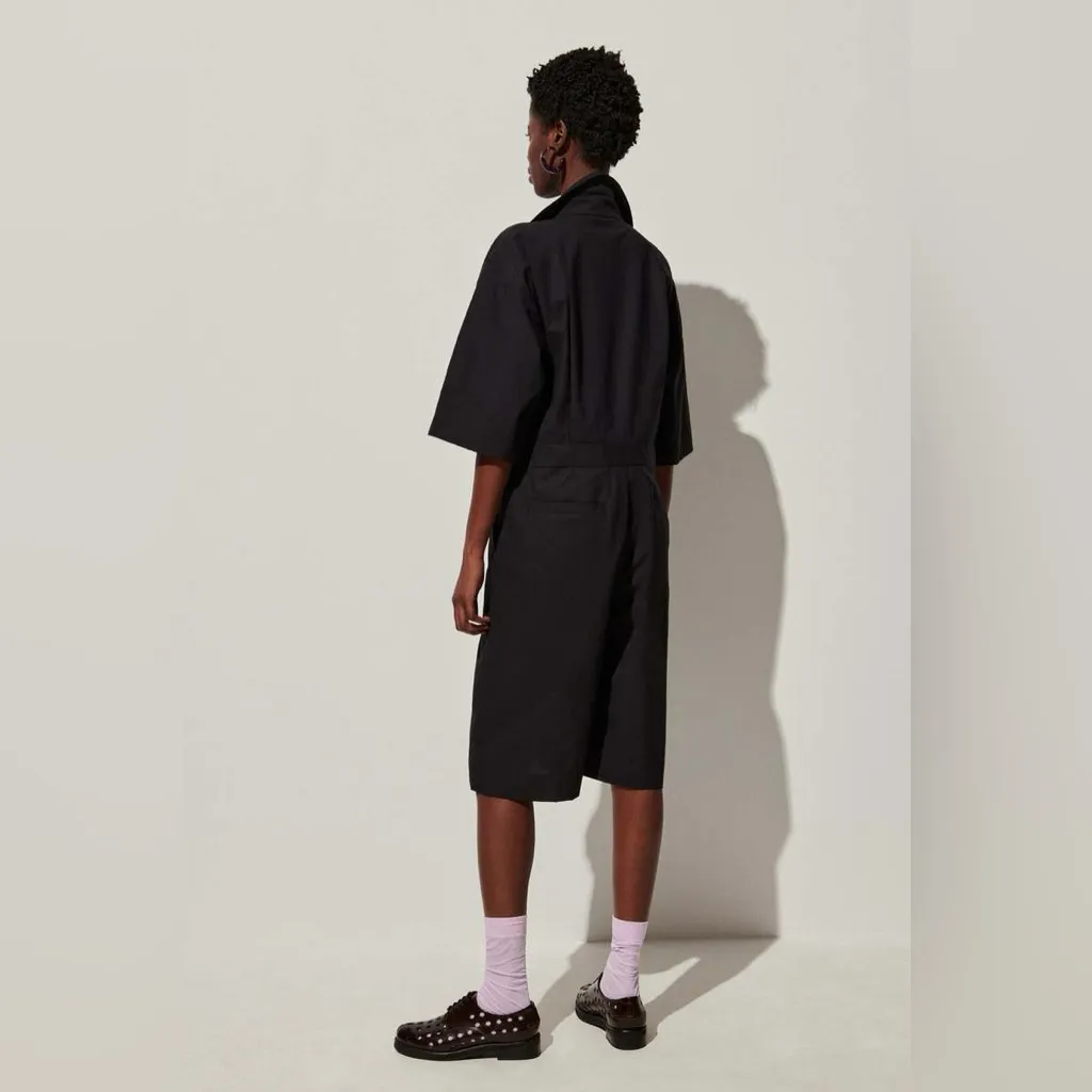 Rachel Comey Black Birk Jumpsuit‎ Size 8 Like New Workwear Inspired - Image 2