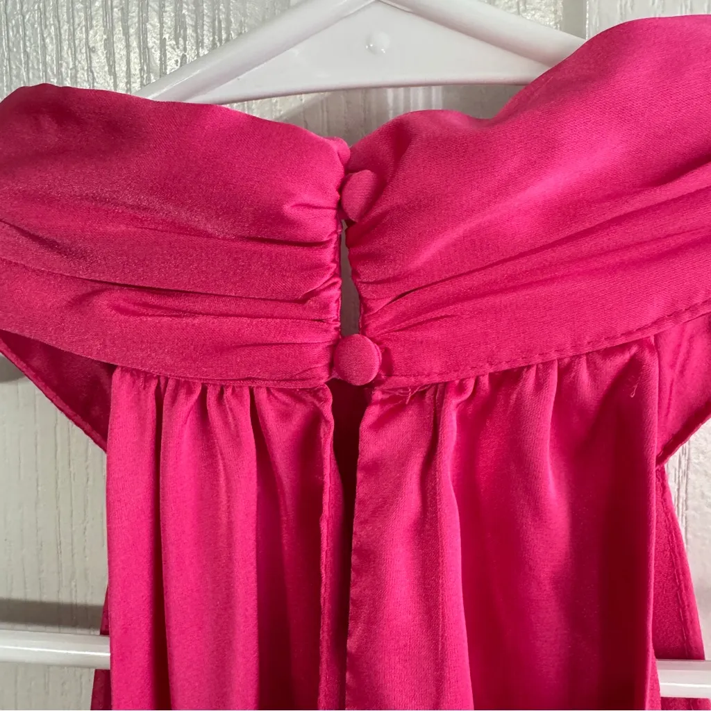 Strut & Bolt pink sleeveless halter top size small - Image 5