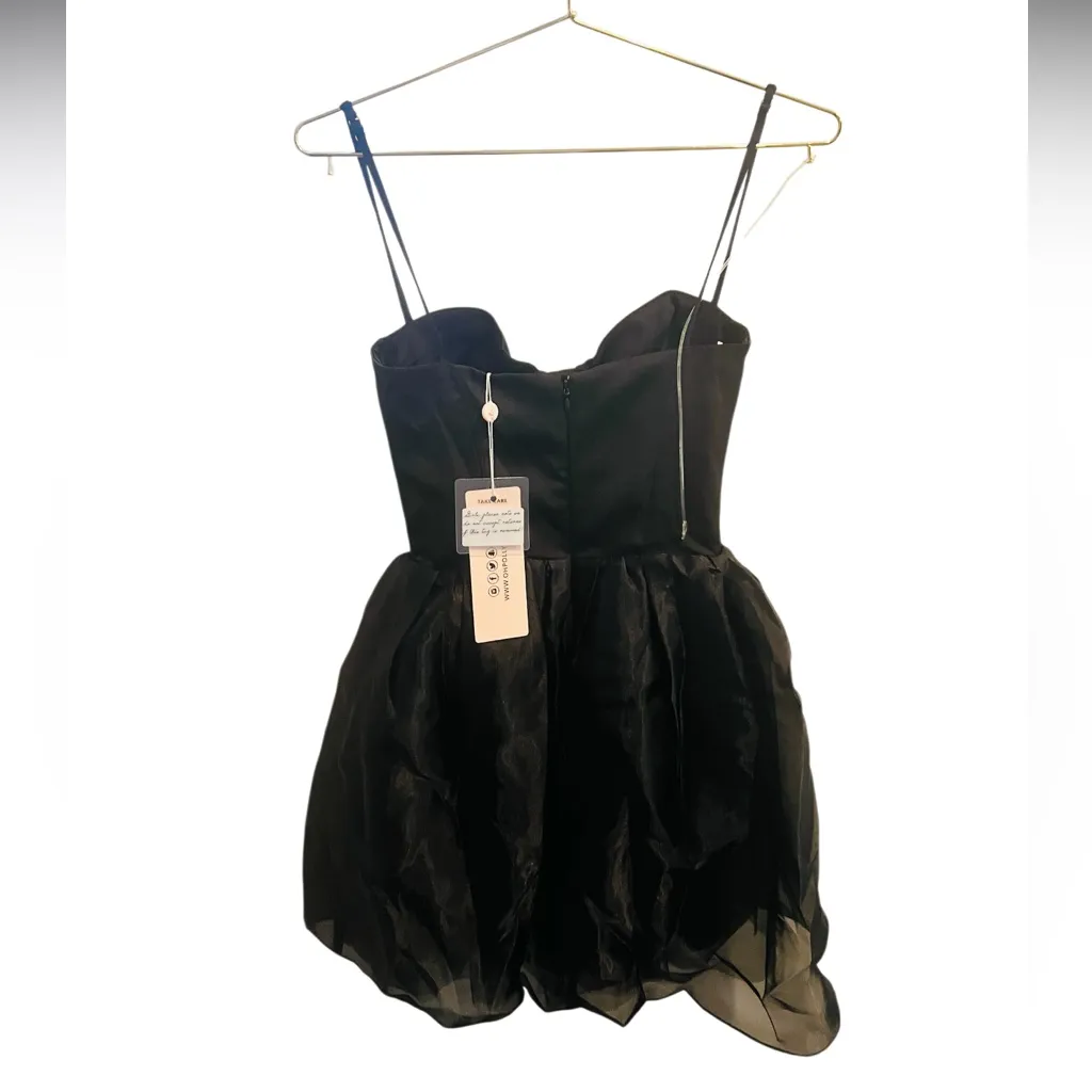 OH POLLY FLORIANE Tulle Skirt Corset Mini Dress in Black Size 0 NWT - Image 8