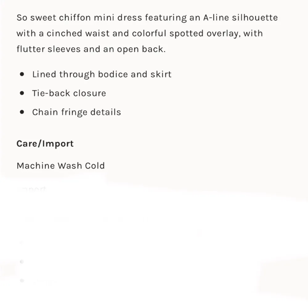 EUC Free People Anna Open Back Dress Black Floral Size Medium - Image 13