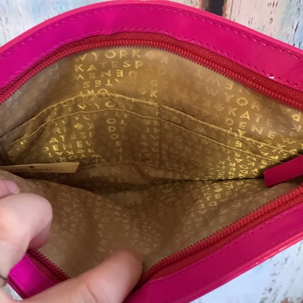 Kate Spade Hot Pink Small Crossbody Purse - Image 3