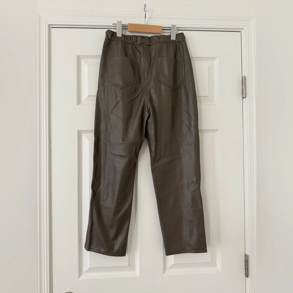 Industry Pleather Joggers XS Gray - Image 2