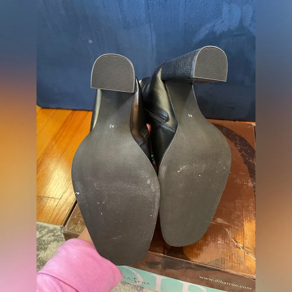 Diba True  Key Switch Bootie black leather size 8.5 NEW IN BOX - Image 5