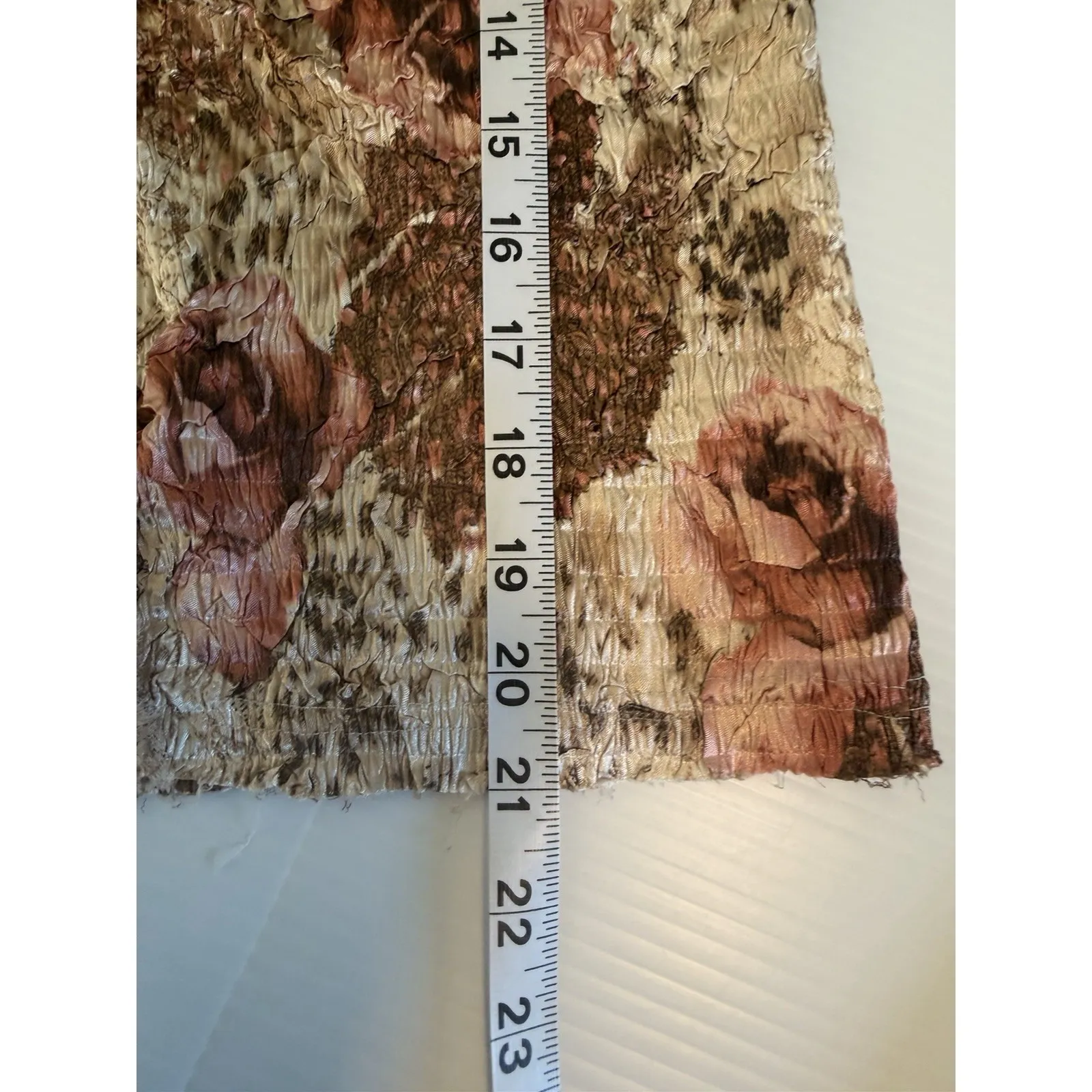 ALBERTO MAKALI Y2K Women's Small Patchwork Floral Sheer Blouse Shirt Whimsigoth - Image 9