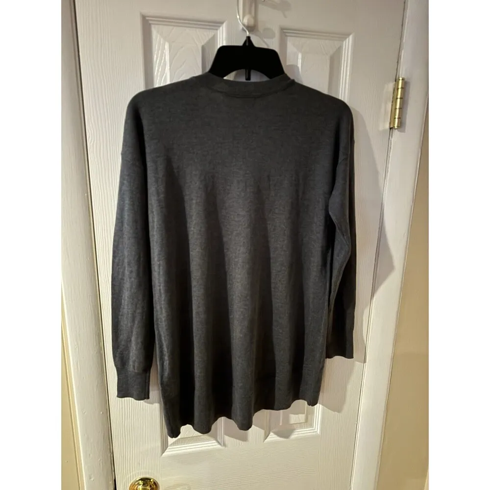 Banana Republic Sweater Sz XS Grey Silk Blend Lightweight Stretch Women’s New - Image 6