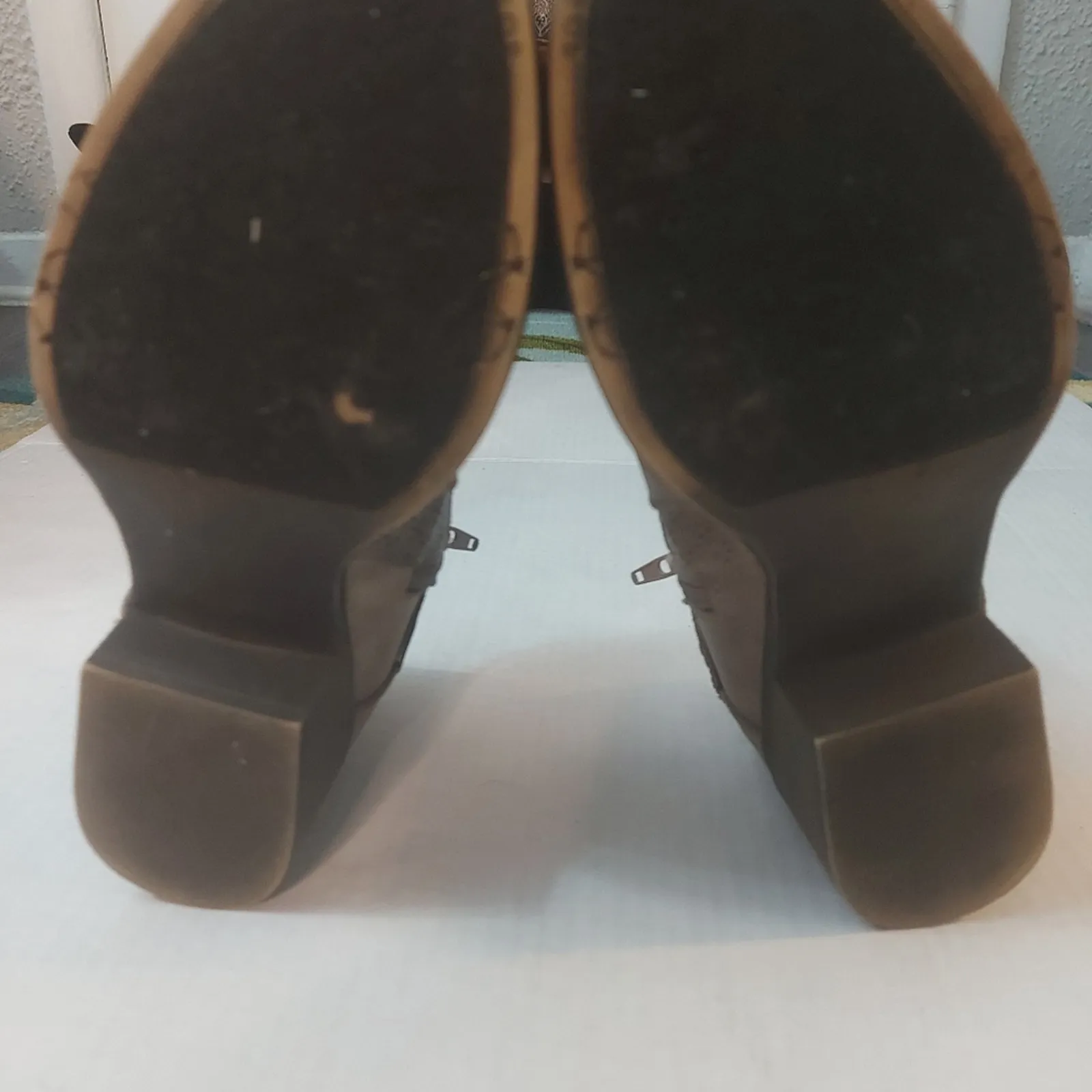 Sugar Thunderome Brown Ankle Boots Shooties 7 Western Casual Costal Cowgirl Boho - Image 8