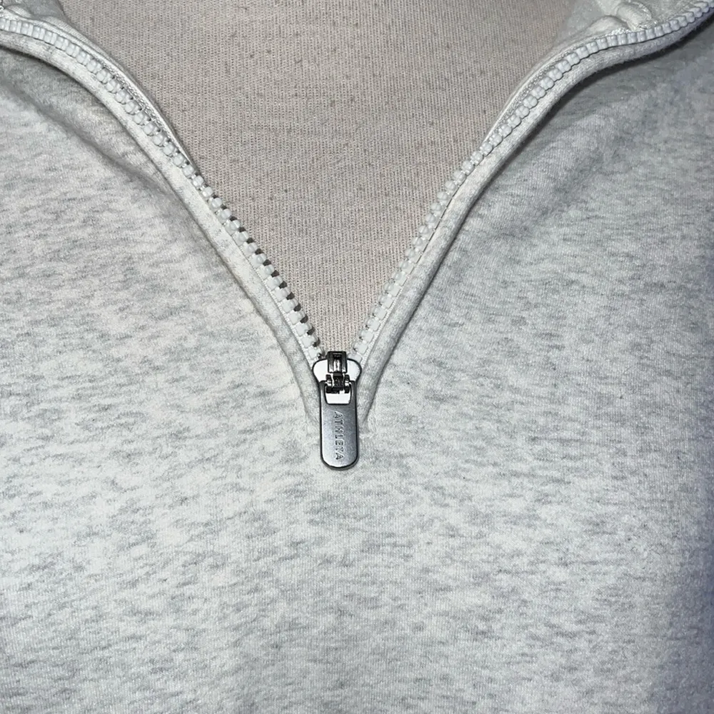 Athleta Off-White Quarter-Zip Pullover - Image 6