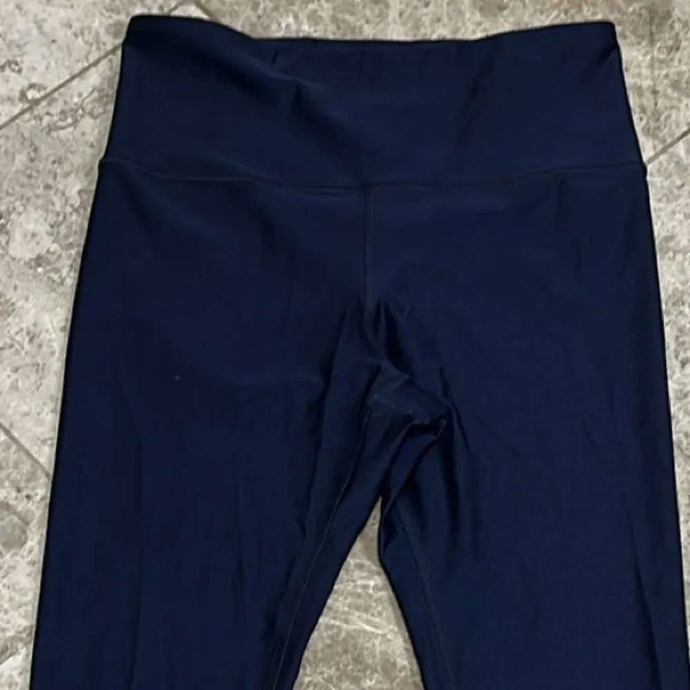 Athleta Elation Shine Tight Navy Leggings 631948 Size Medium - Image 4