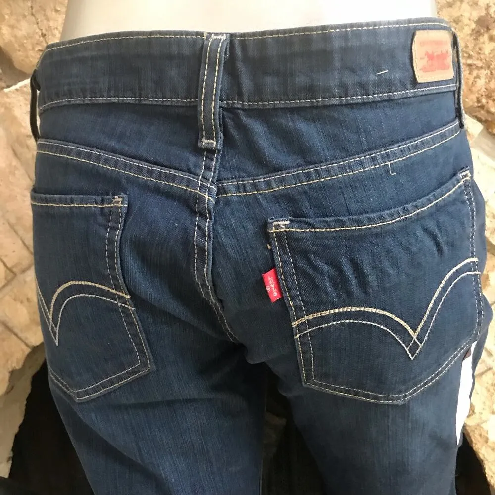 NEW Levi's Superlow 518 Boot Jeans Junior's Size 11 Short - Image 4