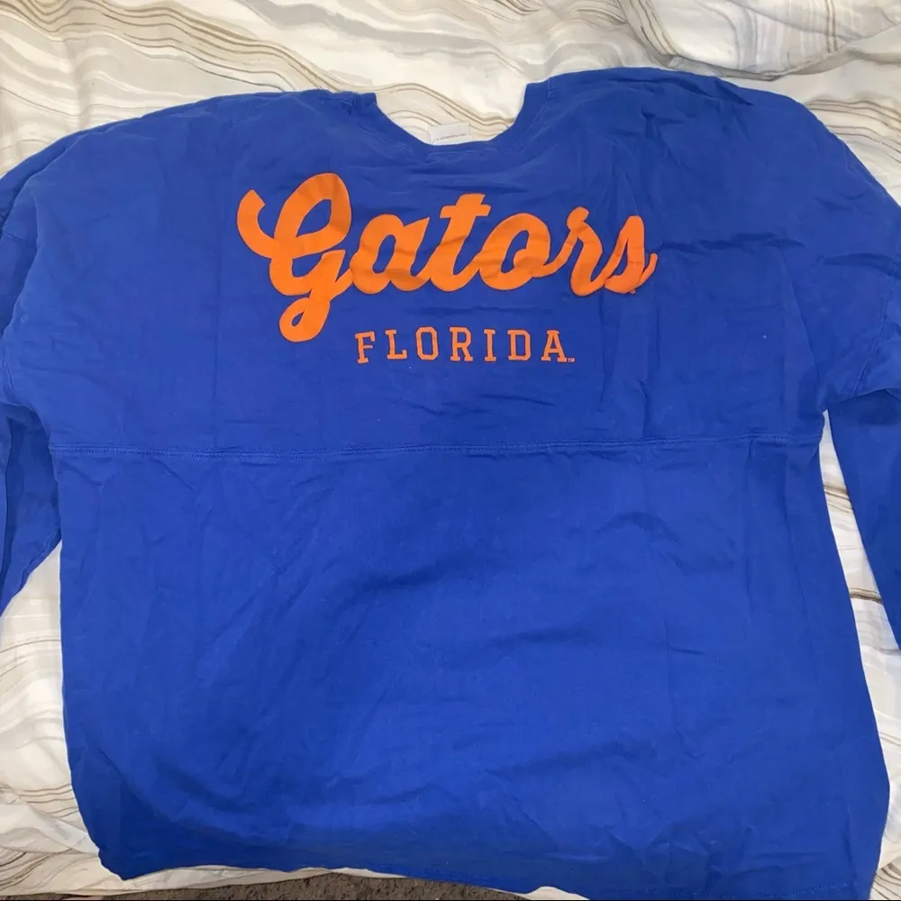 Long Sleeve Florida Gator Shirt Orange Size L - Image 2