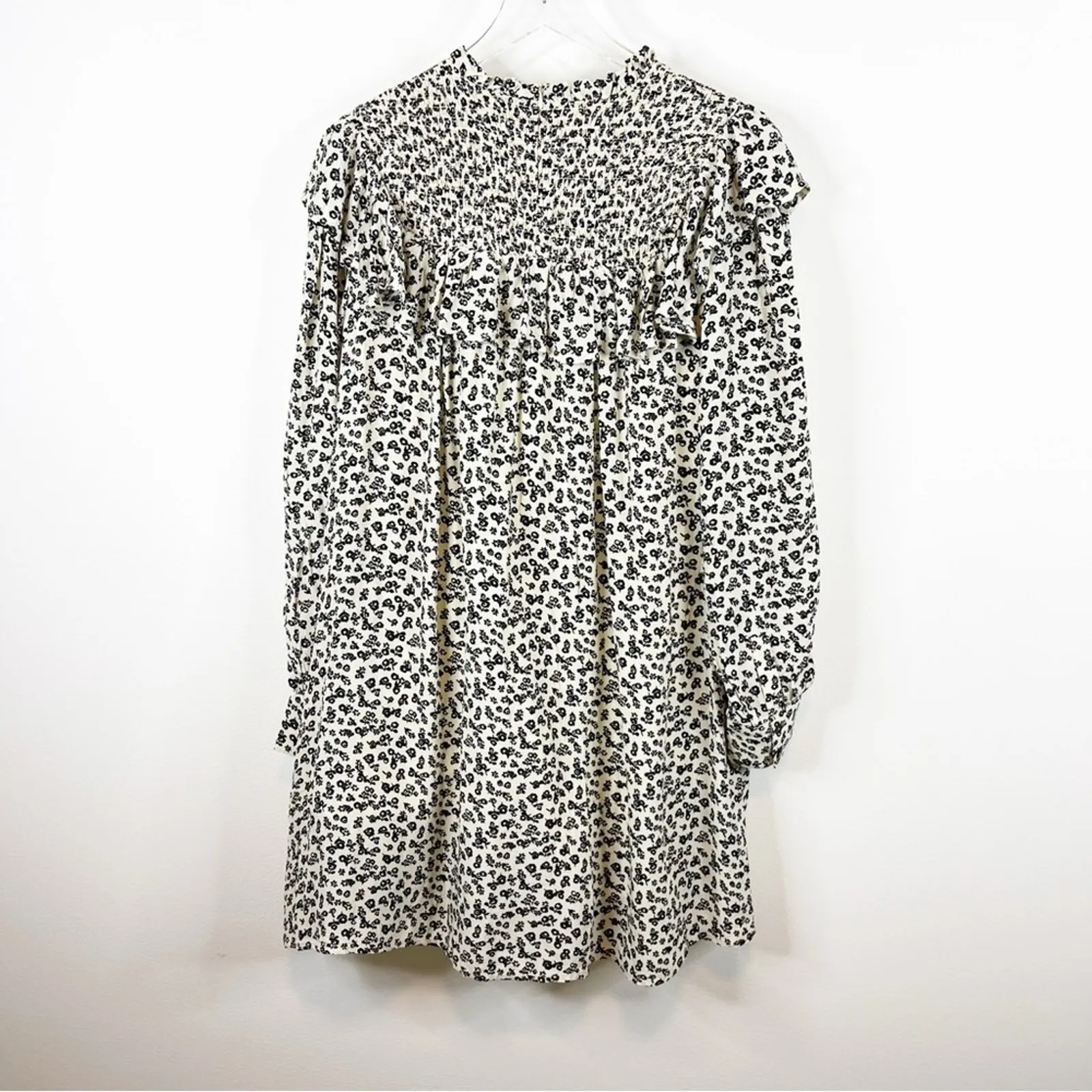 NWT Scotch‎ & Soda Frill Ruffle Floral Mini Dress M - Image 3