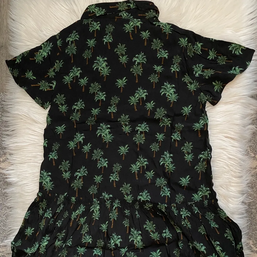 F21 palm print collared mini dress - Image 11