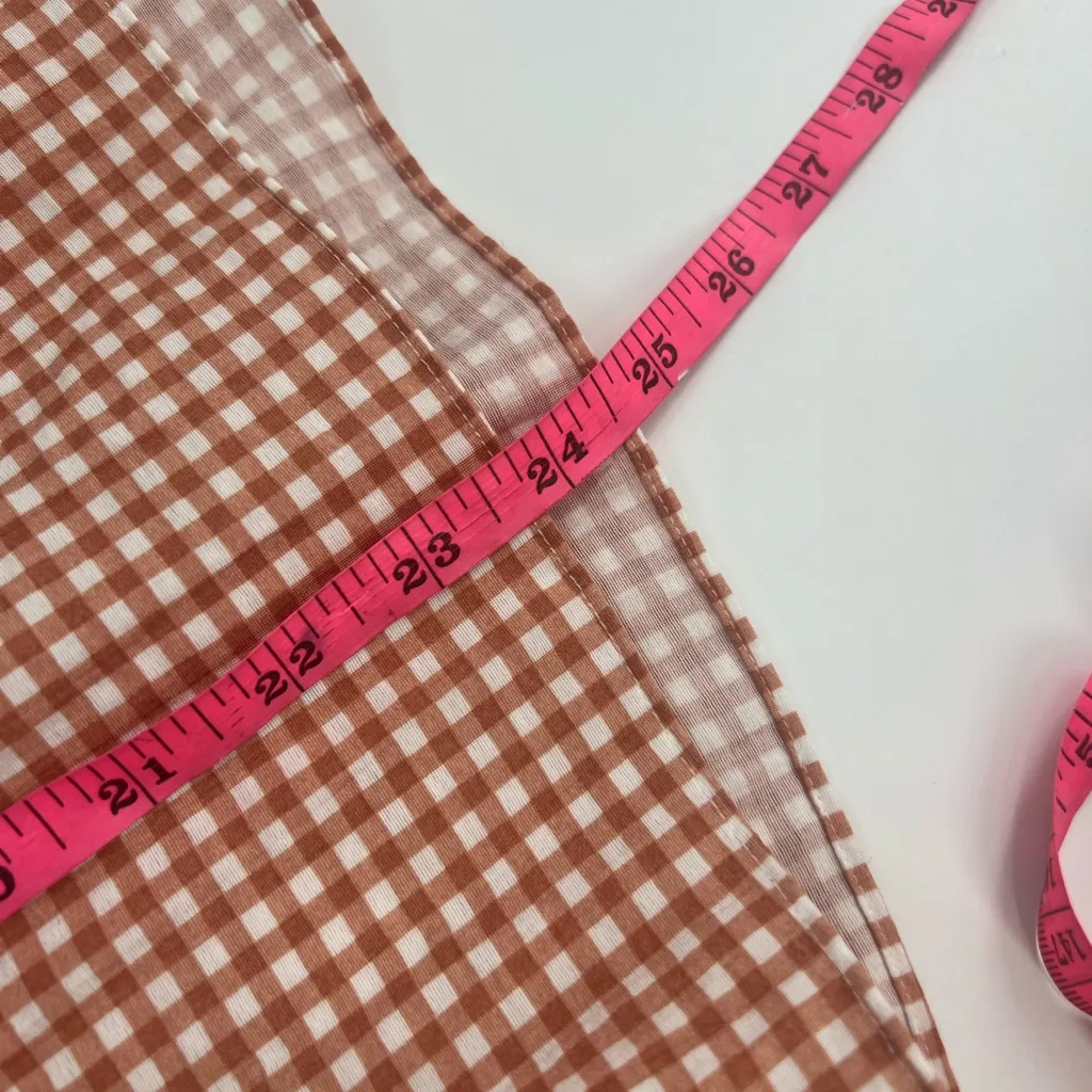 Hunter Bell MIa Terracotta gingham top sz L - Image 9