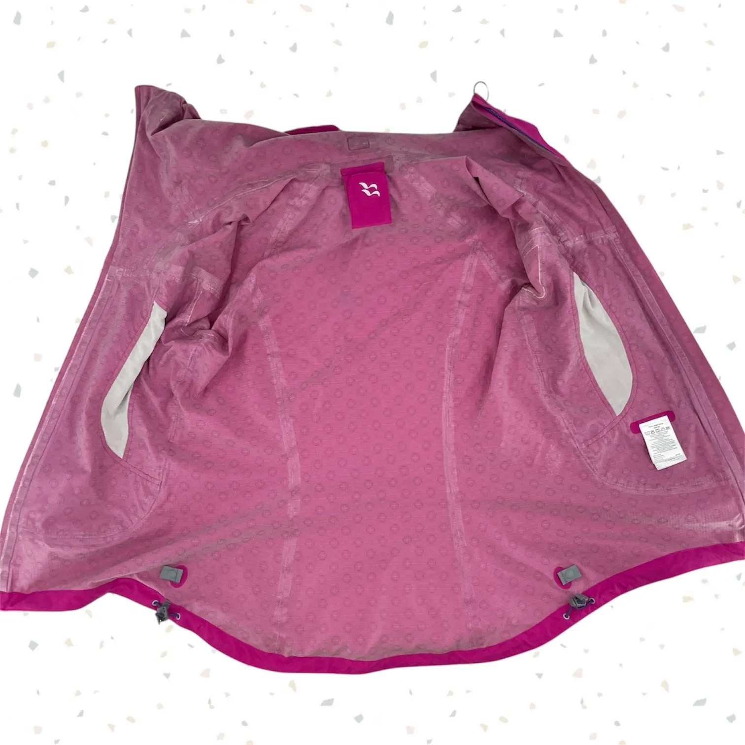 Rab Spark Jacket Magenta Pink Lightweight Waterproof Shell Biking Hiking Size XS - Image 7