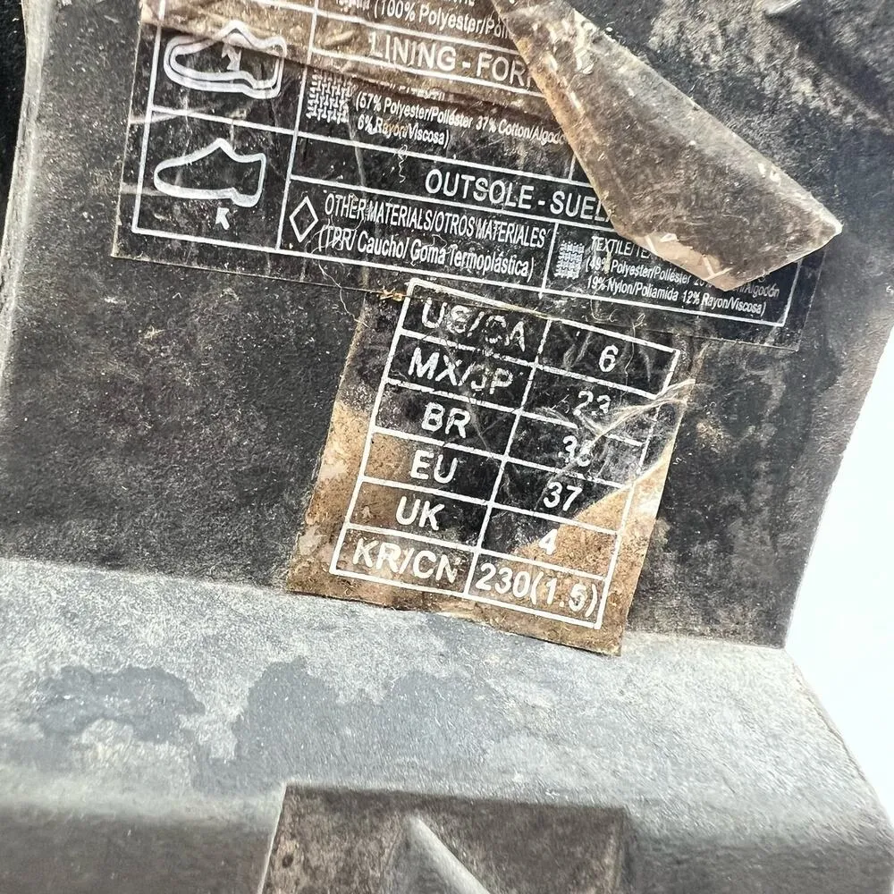 Forever 21 black lace up faux leather platform combat boots neutral women size 6 - Image 10