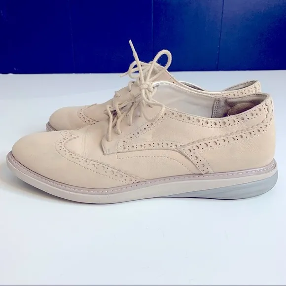 Cole‎ Haan Shortwing Oxford Sneakers in Pumice Stone Nubuck Size 8.5 - Image 5