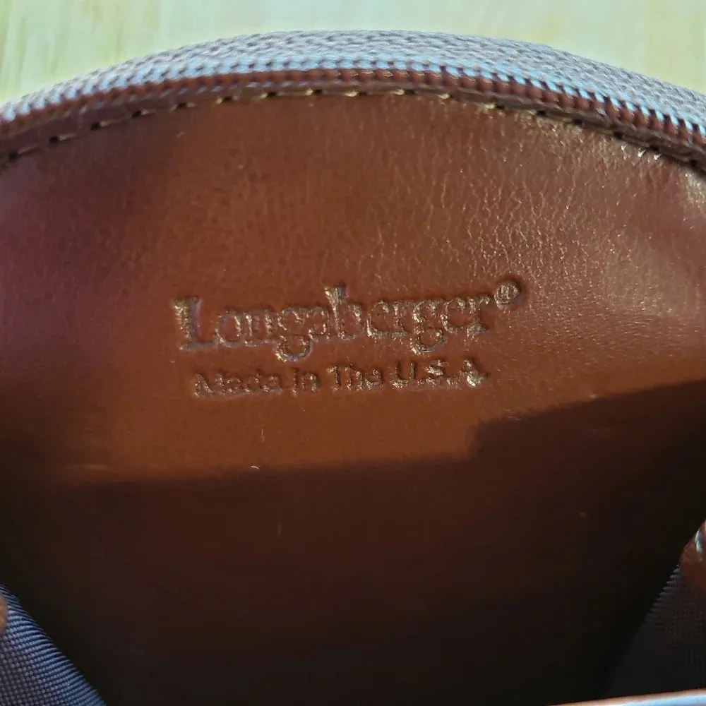 Longaberger Zip Coin Purse Wallet - Image 5