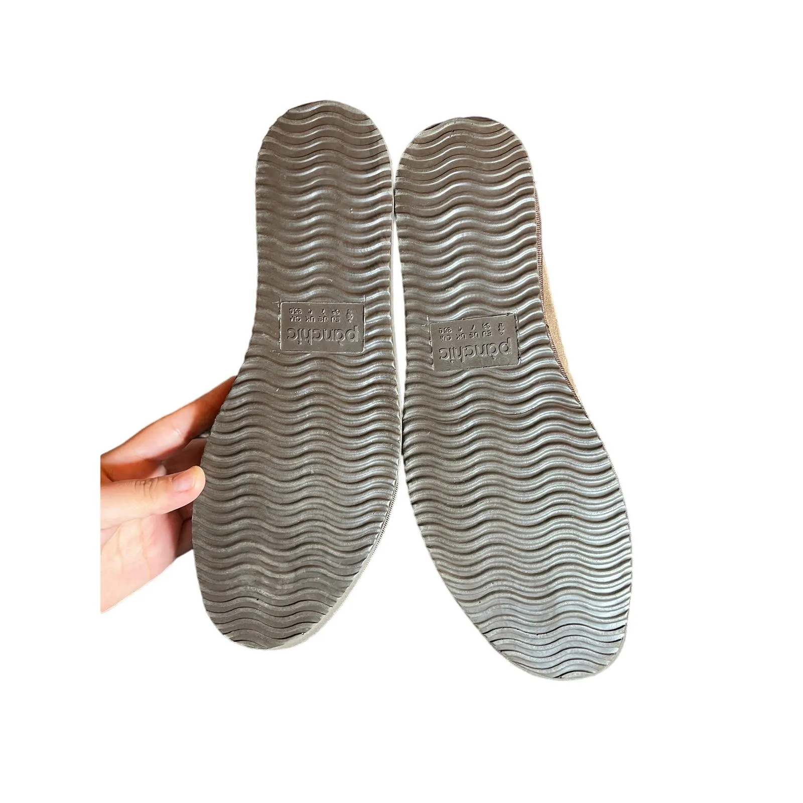 New‎ Panchic Women's Ankle Boots Suede Sneakers Lace Up Size 38, US 8 - Image 3