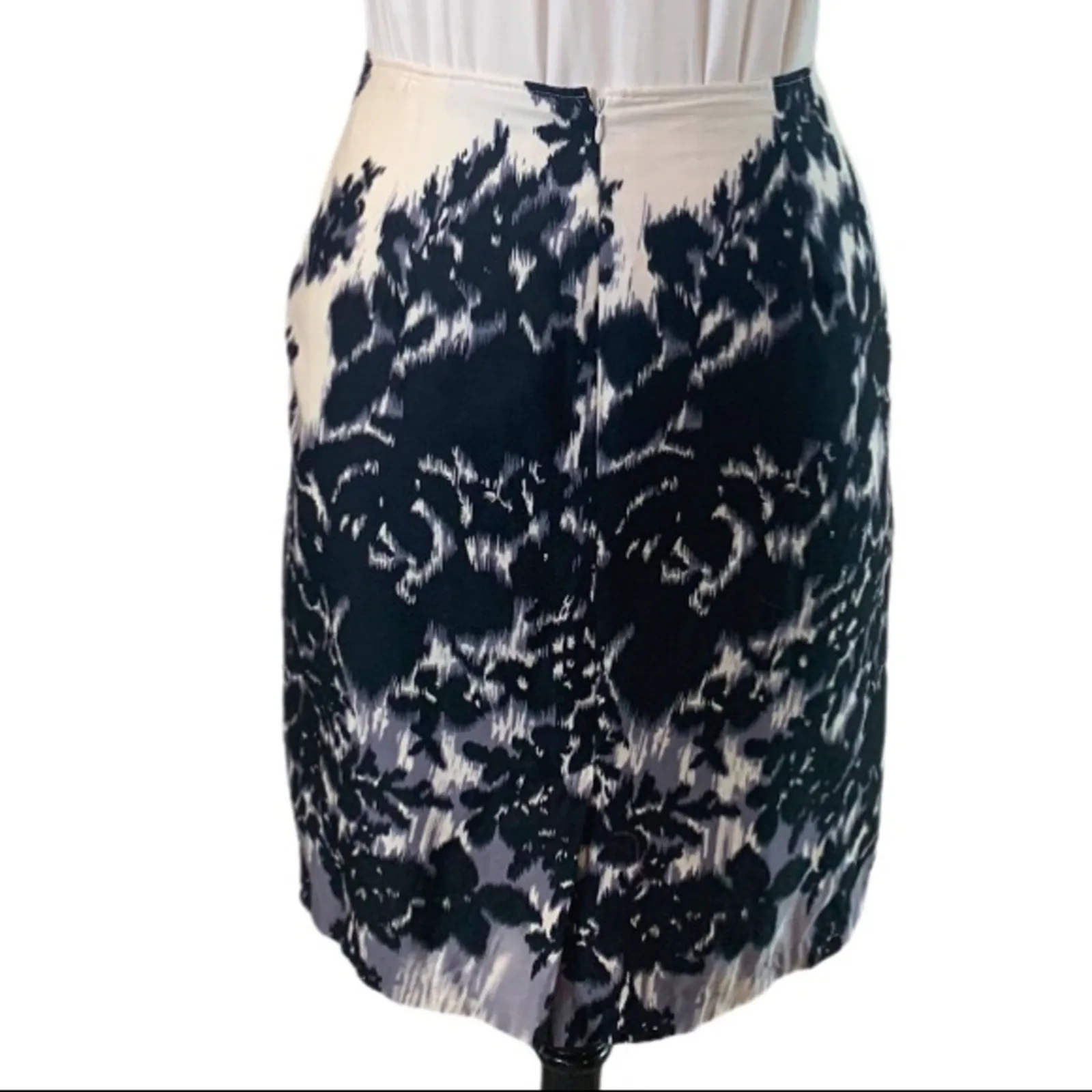 Worthington Knee Length Cream Black Gray Pencil Skirt Women's Plus Size 16 - Image 12