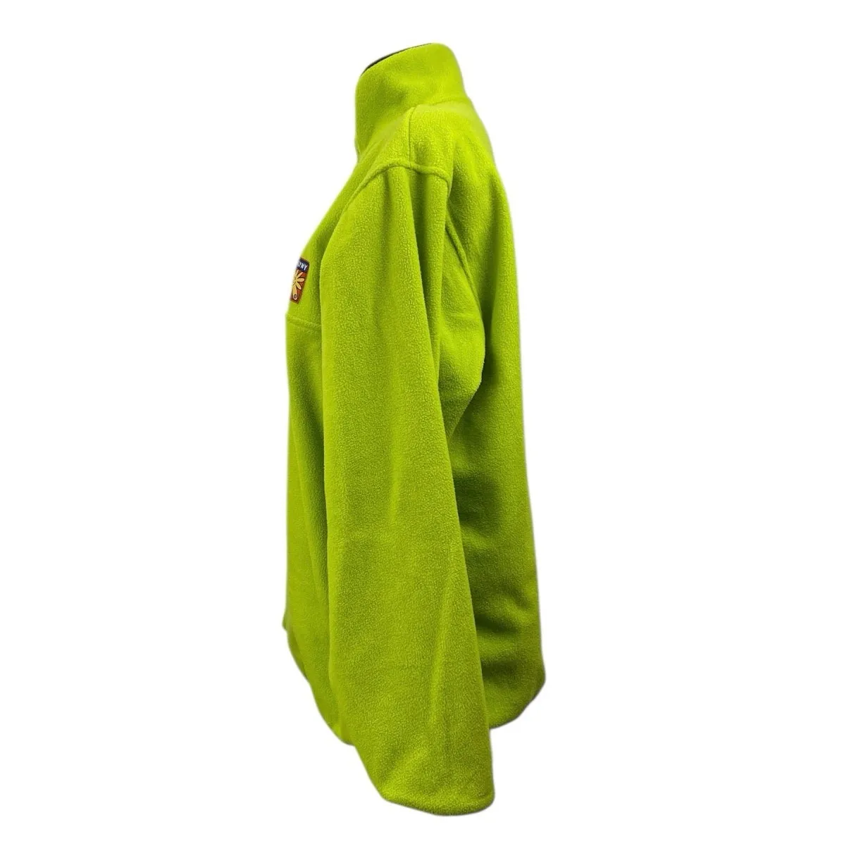 OnlyNY Women's Green Turtleneck Half Snap Fleece Long Sleeve Sweater Top Size M Size M - Image 3