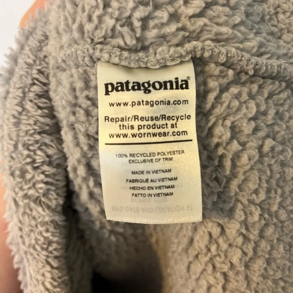 Patagonia Los Gatos 1/4 zip fleece Salt Grey S Pullover Hiking High Pile - Image 10