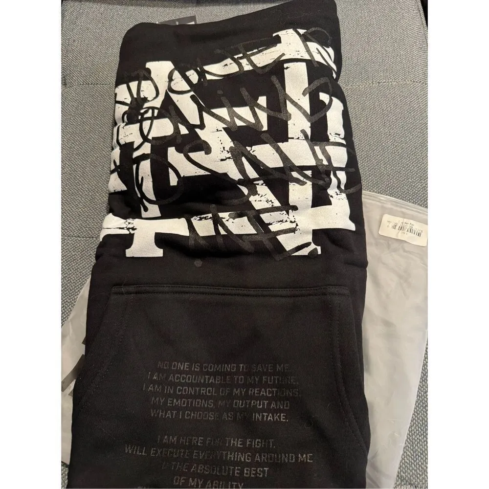 Flag Nor Fail NWT No One Unisex Pullover Hoodie in Black Size Small - Image 5