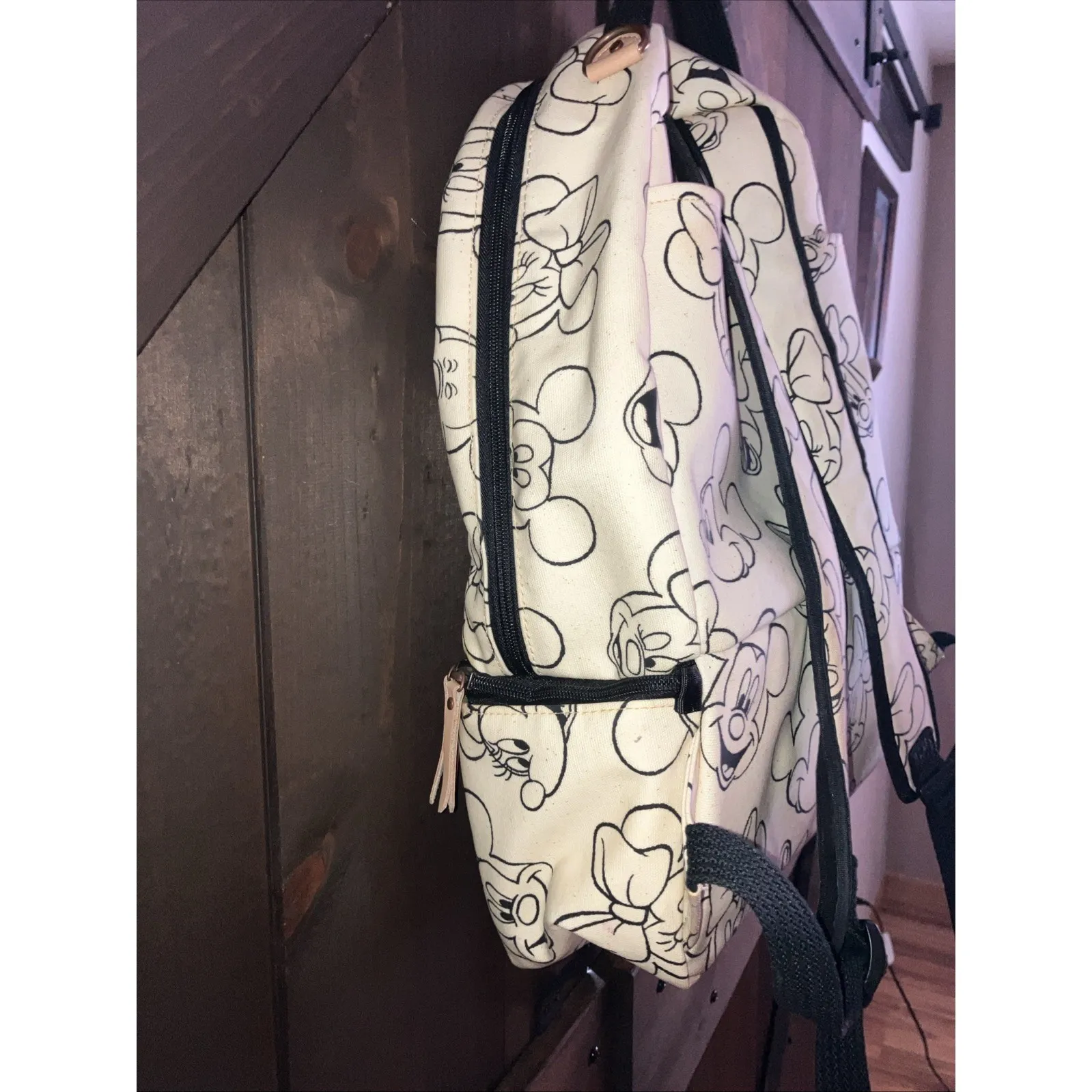 Petunia Pickle Bottom Axis Diaper Bag Backpack Sketchbook Mickey & Minnie Disney - Image 5