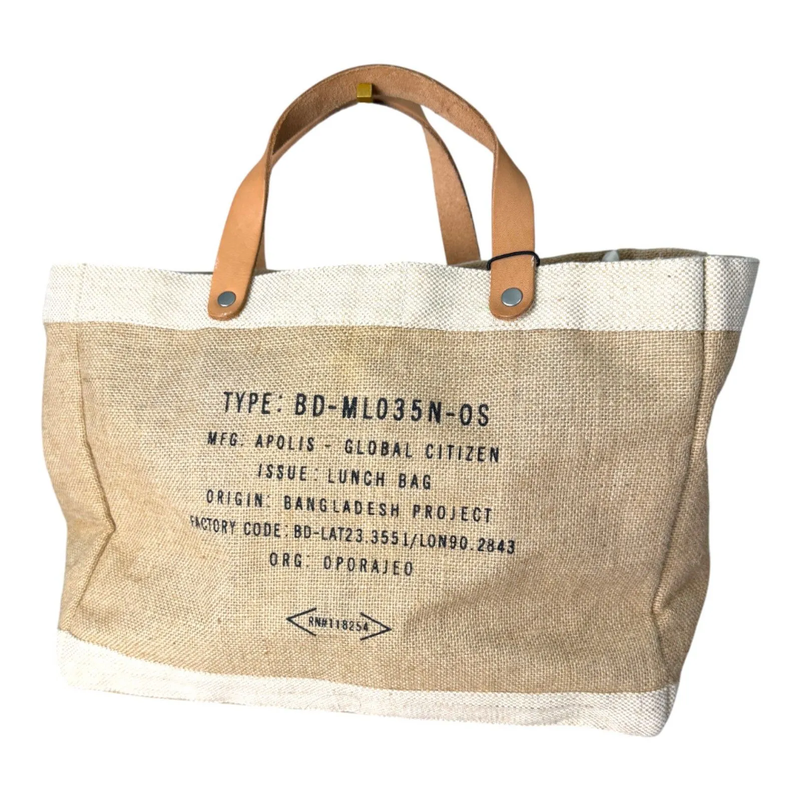 Magnolia Script Market Tote Joanna Gaines Waco Texas Global Citizen NEW - Image 3