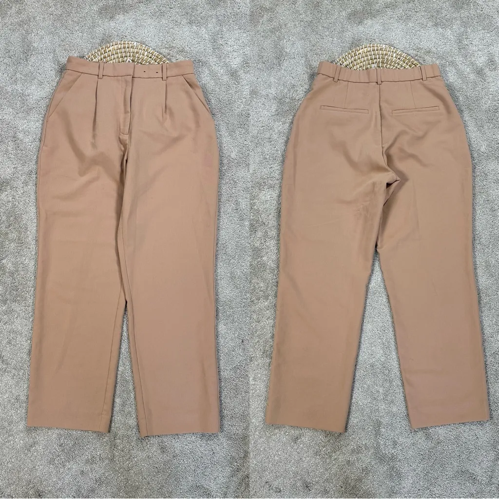 Abercrombie & Fitch Curve Love Quinn Tailored Straight Leg Pant High Rise 30/10R - Image 2