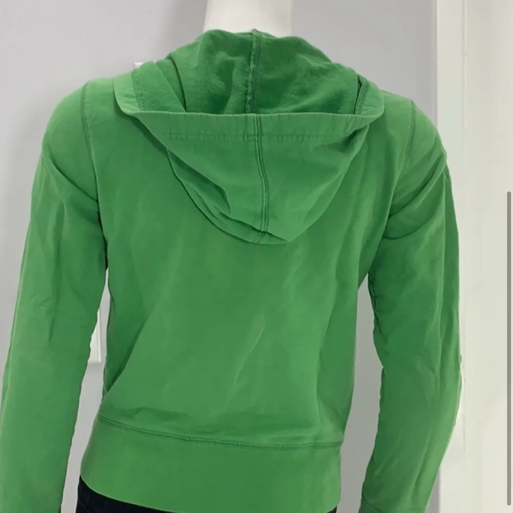 Ralph Lauren Green Zip-Up Hoodie - Image 2