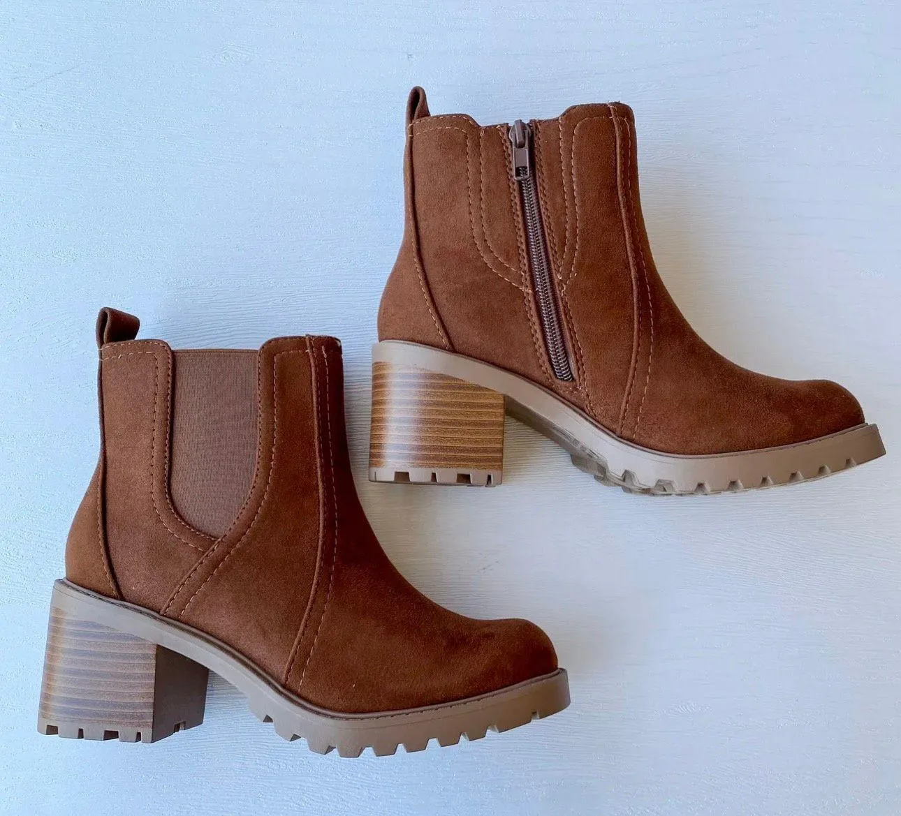 Tan Spiera Lug Sole Ankle Bootie - Image 2