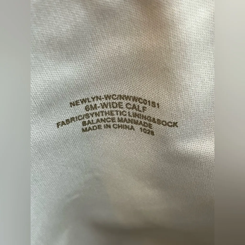 NWT Steve Madden Newlyn Knee High Boot in Silver Size 6 Wide Calf - Image 5