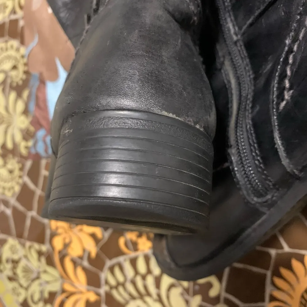 LEATHER EQUESTRIAN BOOTS with Zip Sz: 8.5/ 39 EU Size undefined - Image 8