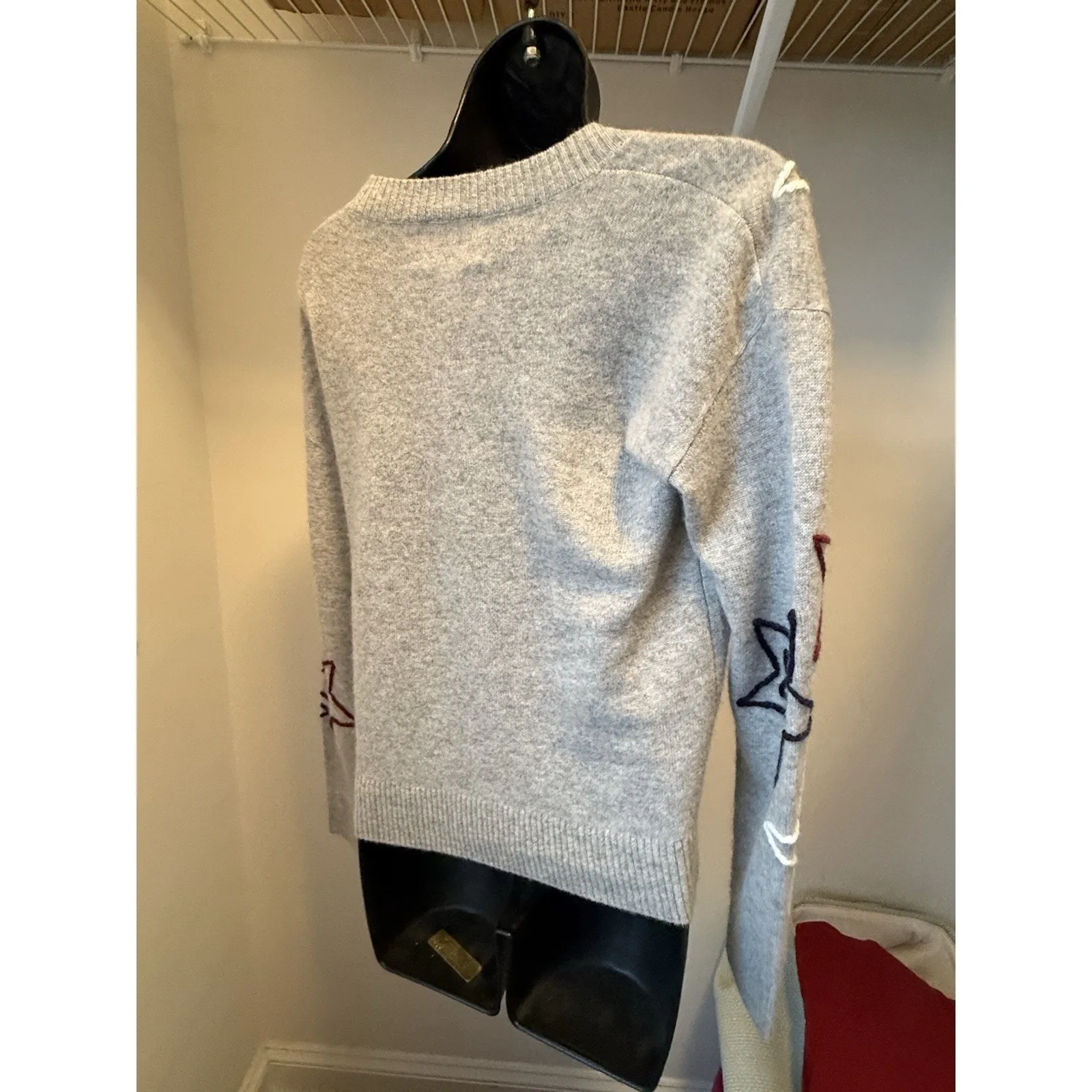 cynthia rowley cashmere Star sweater USA American - Image 3