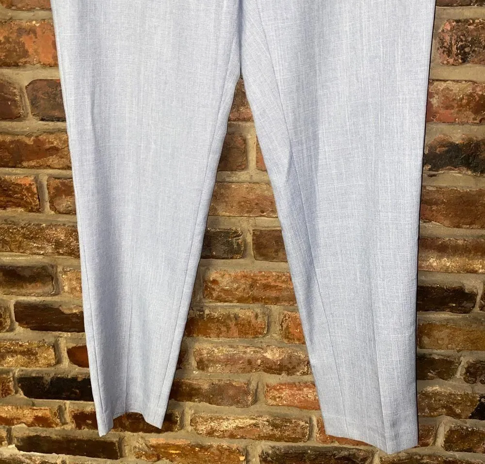 DKNY Gray Flat Front Cropped Ankle Chino Dress Pants Women's Size 6 - Image 4