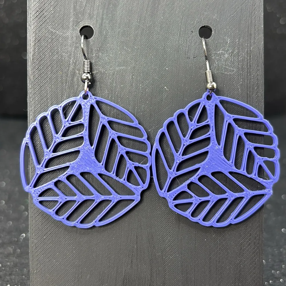 Handmade The Graph Bloom Earrings - Image 3