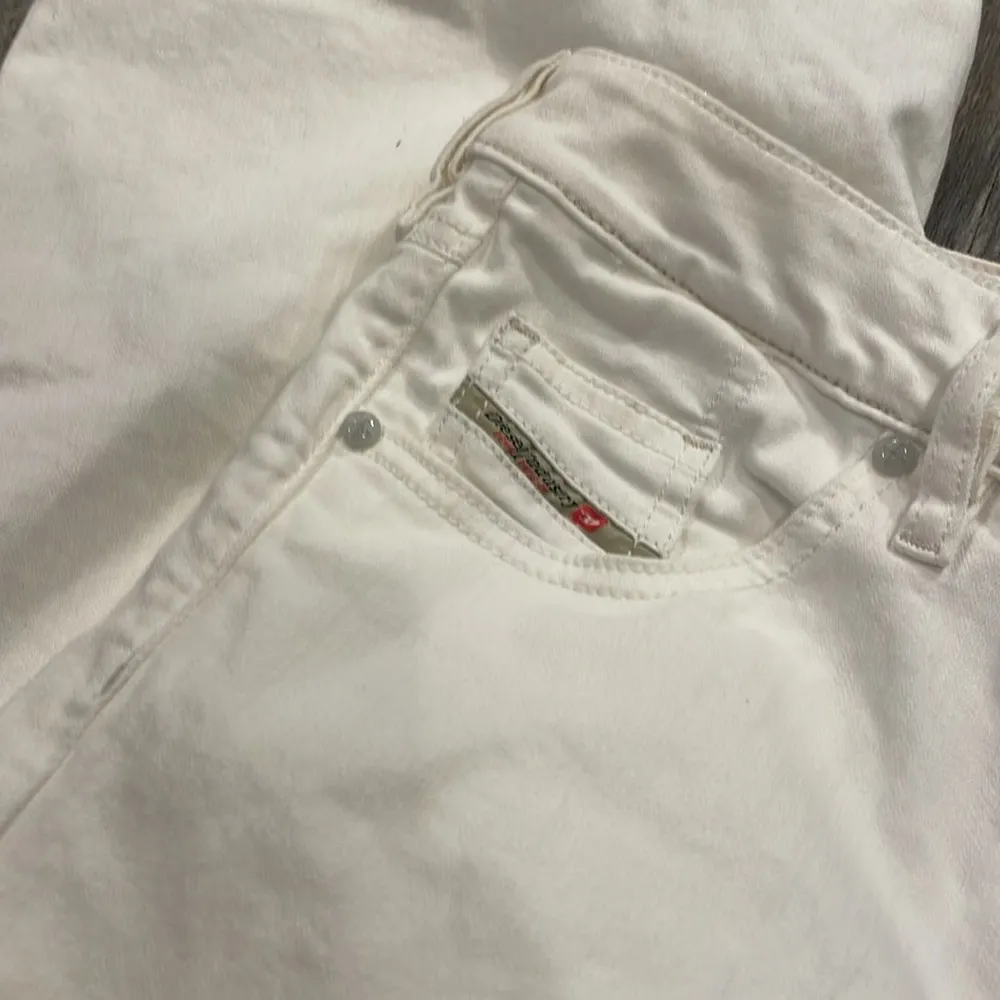 Diesel flared white jeans - Image 4