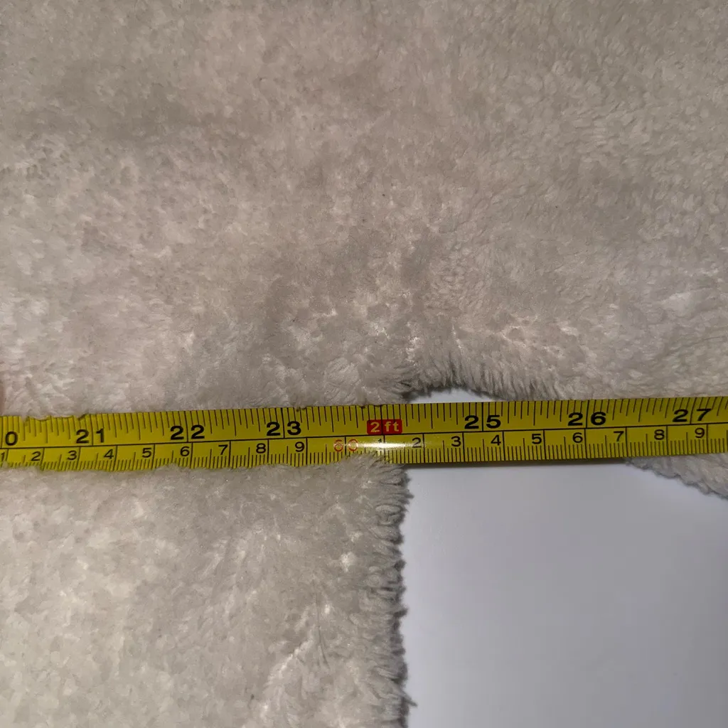 U.S. Polo Assn Women’s Cropped Sherpa Fleece Quarter Zip Pullover Sweatshirt L - Image 12