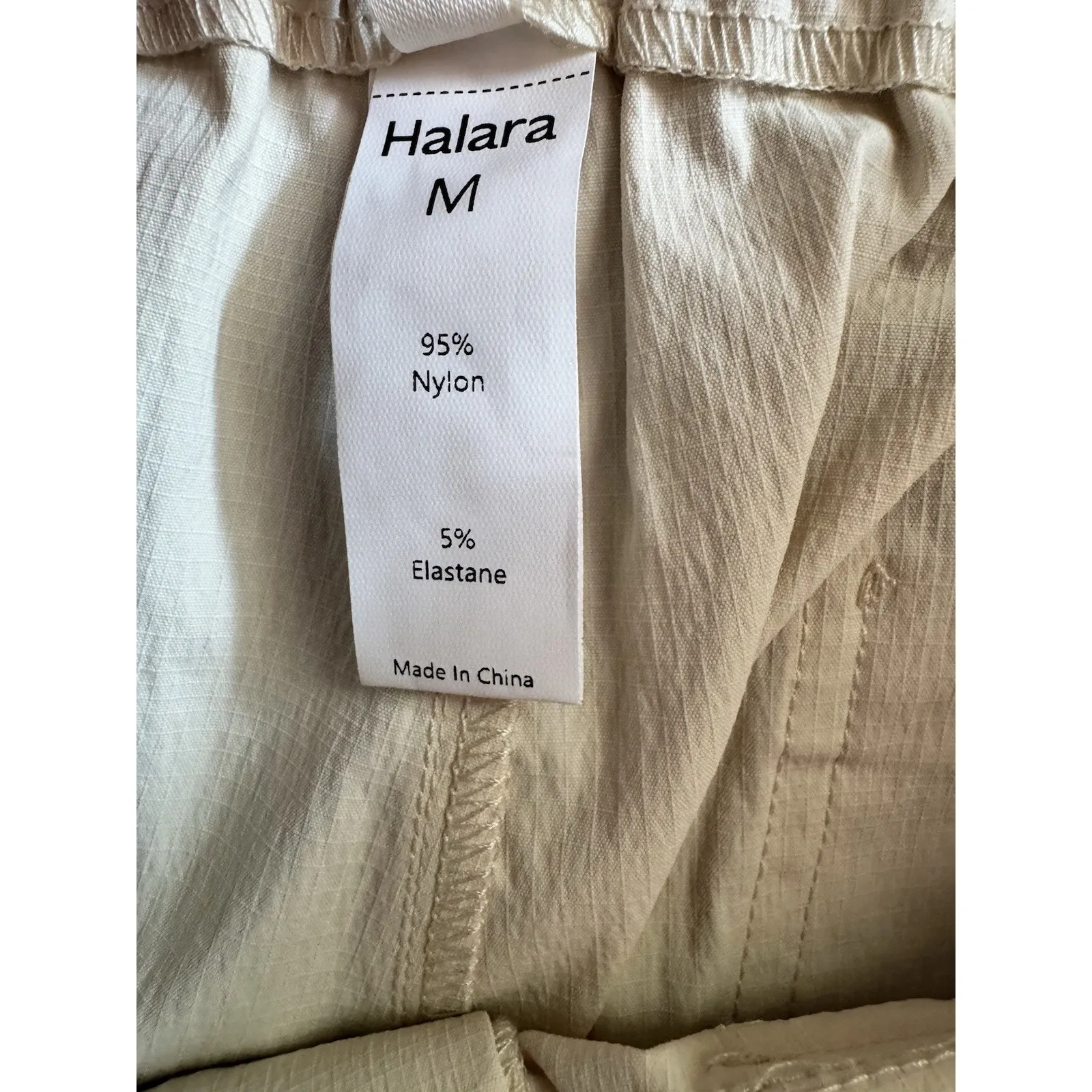 NWT Halara Khaki Ripstop Cargo Shorts Size Medium - Image 8