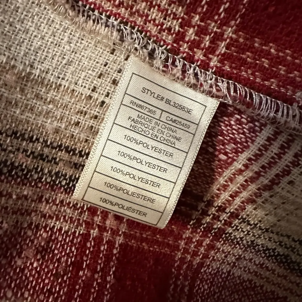 BB Dakota Plaid Shacket Jacket Size M - Image 5