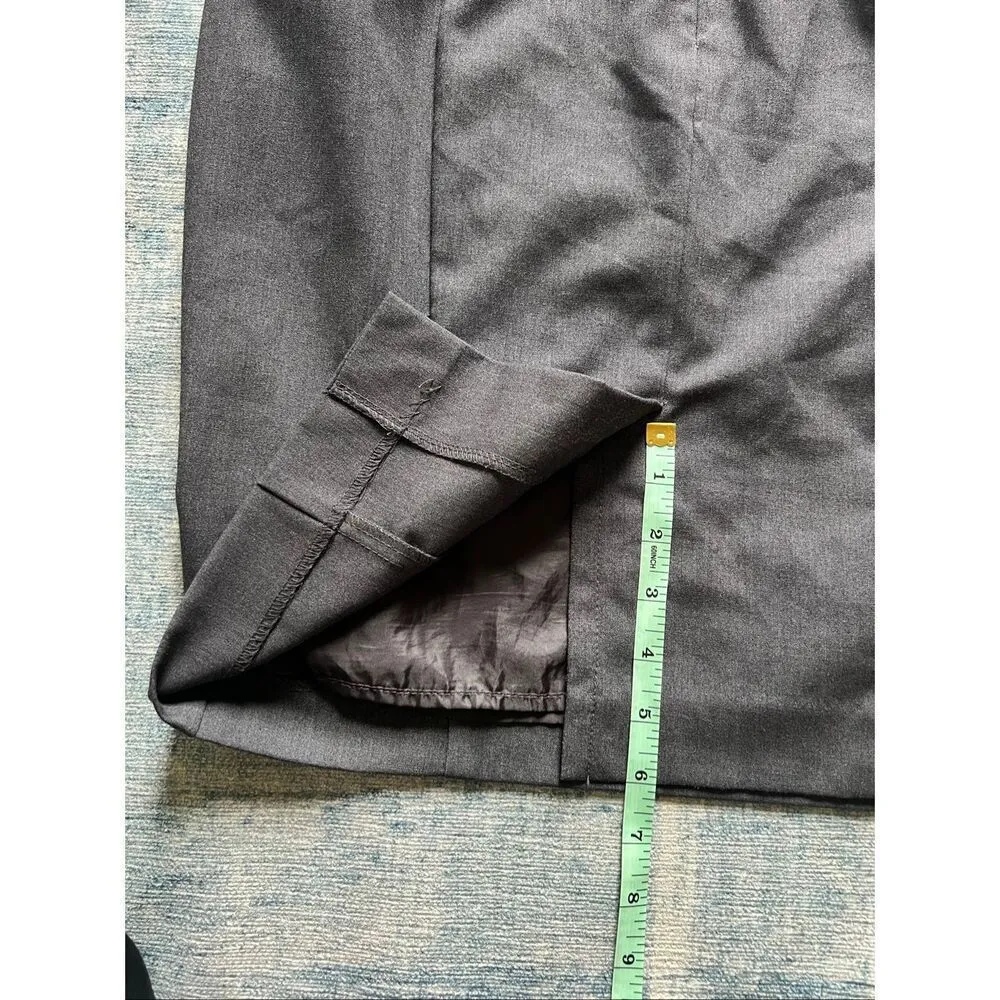 Simply Styled by Sears Gray Pencil Skirt Size 4 Petite - Image 4