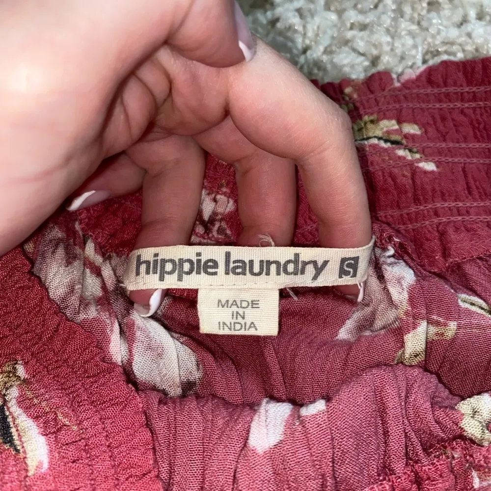 hippie laundry pink floral shirt - Image 2