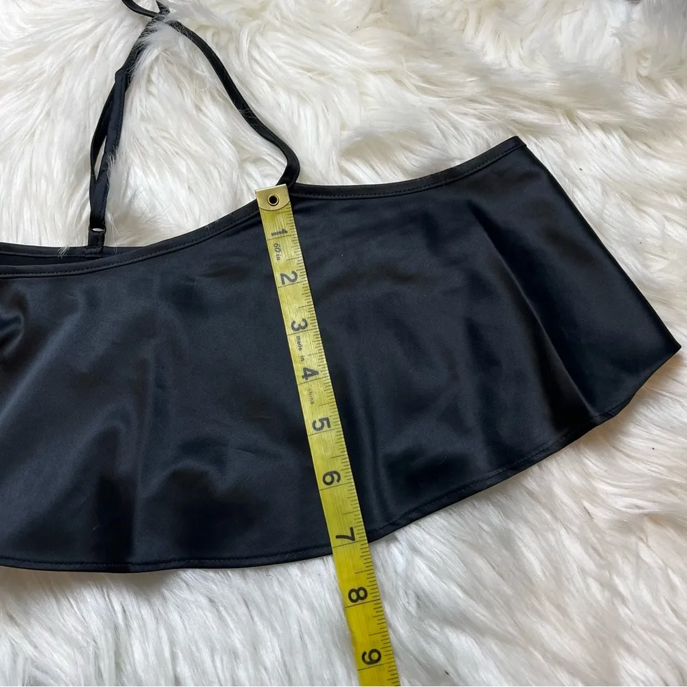 SKIMS Woven Shine Cami in Onyx. Size 4X. New Without Tags. - Image 8