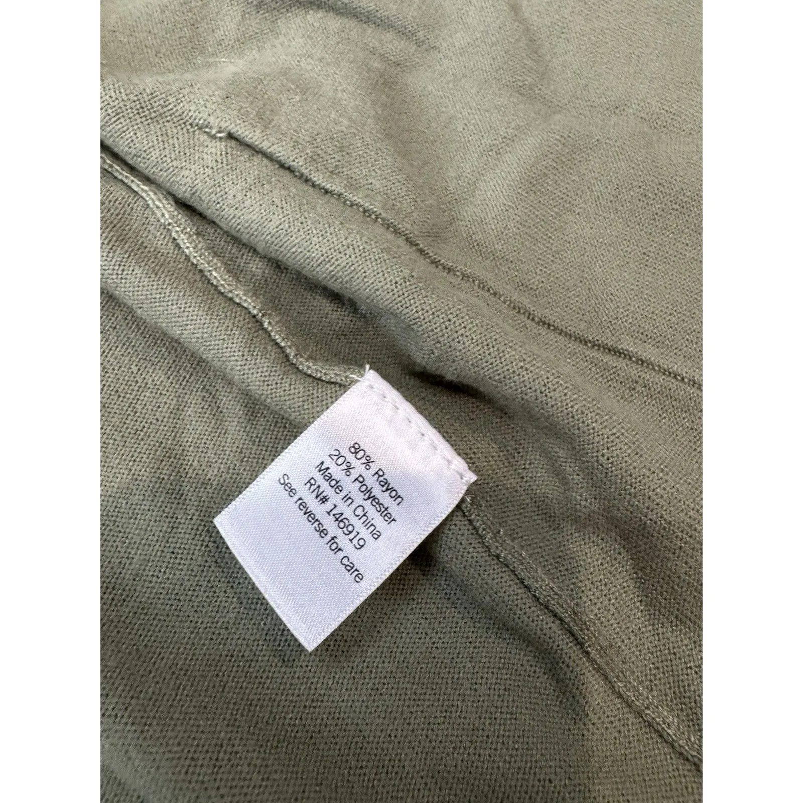 Petite Nine West Cardigan Size PXXL Green Essential Long Sleeve Open Front NWOT - Image 9