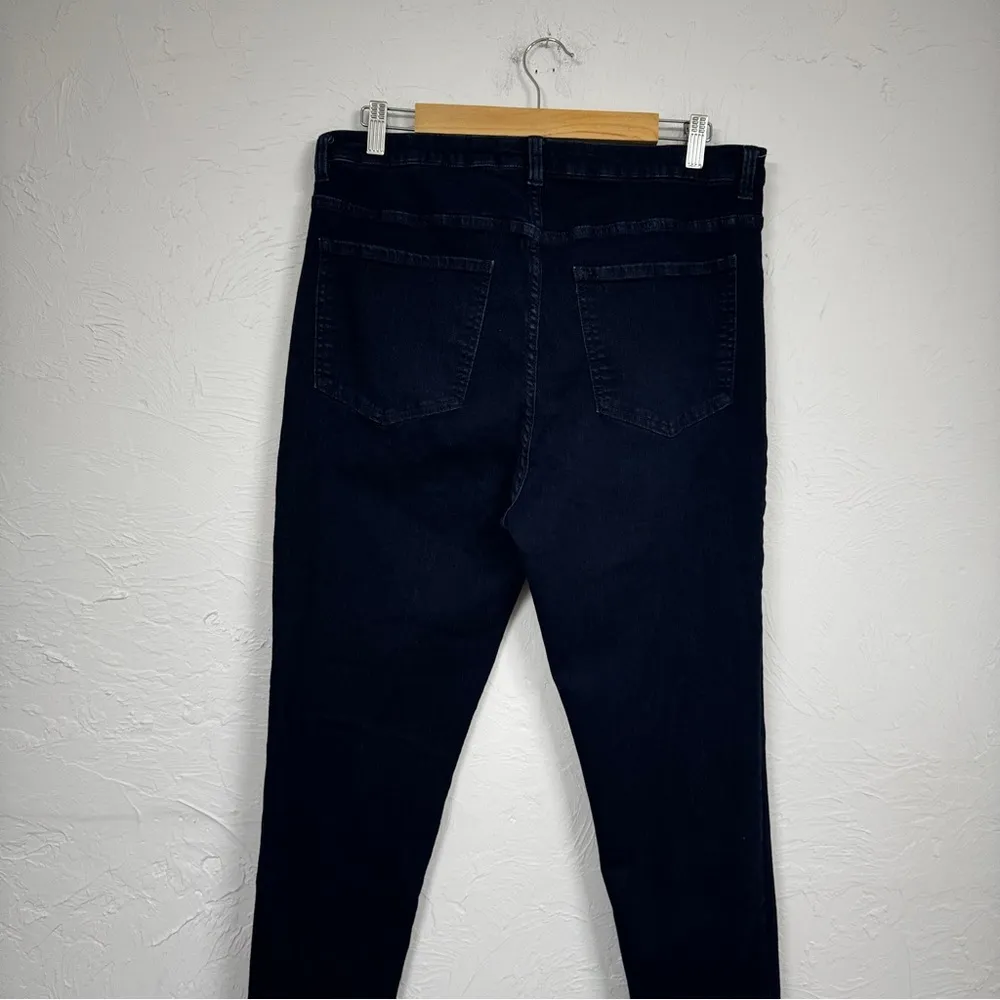 Universal Standard Dark Wash Skinny Jeans Womens 14 Blue High Rise Denim Casual - Image 6