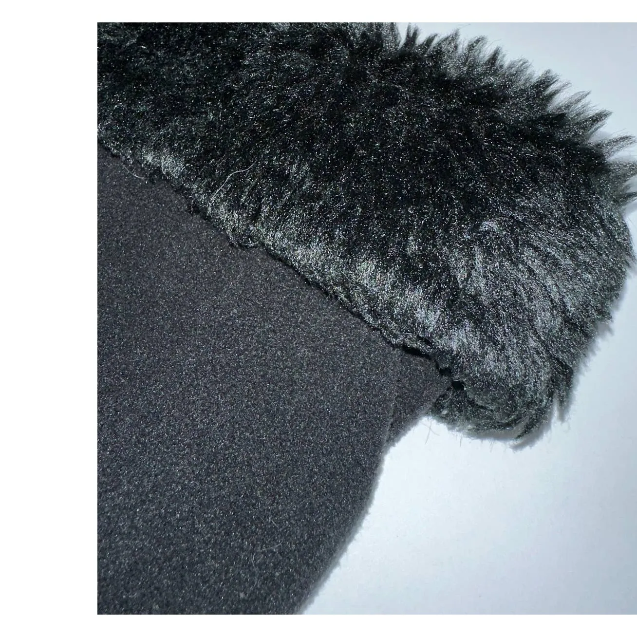 Capelli‎ Black Fur Topped Boot Liner Socks - Image 4