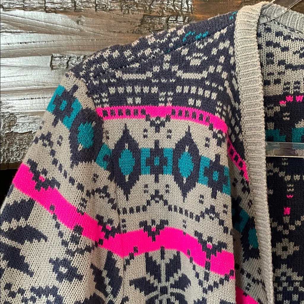 Torrid Fair Isle Open Drape Sweater - Image 3