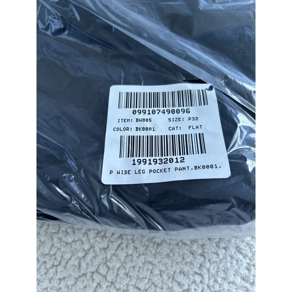 J.Crew Factory $118.00 Wide Leg Patch Pocket Pants Black Size 32P - Image 12