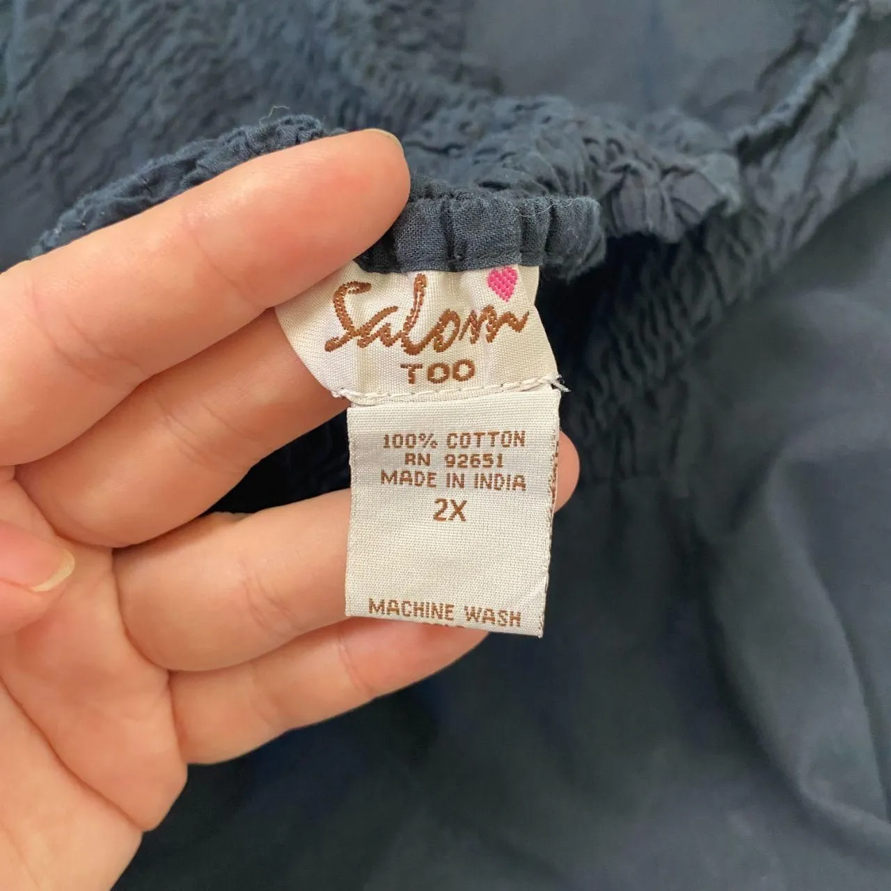 Early 2000's Black Cotton Ruffle Frilly Gothic Halter Top Plus Size 2X / XXL - Image 7