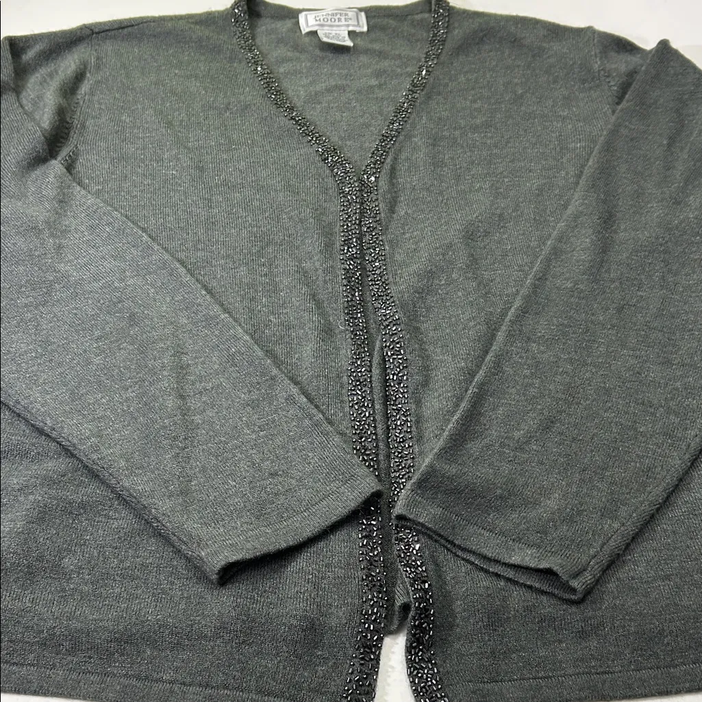Jennifer Moore Charcoal Knit Top - Image 12